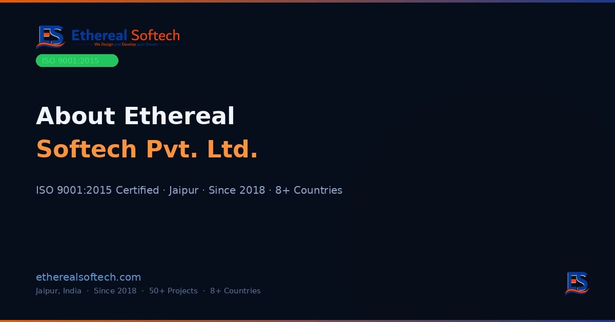 About Us: Software Development Company Since 2018 | Ethereal Softech